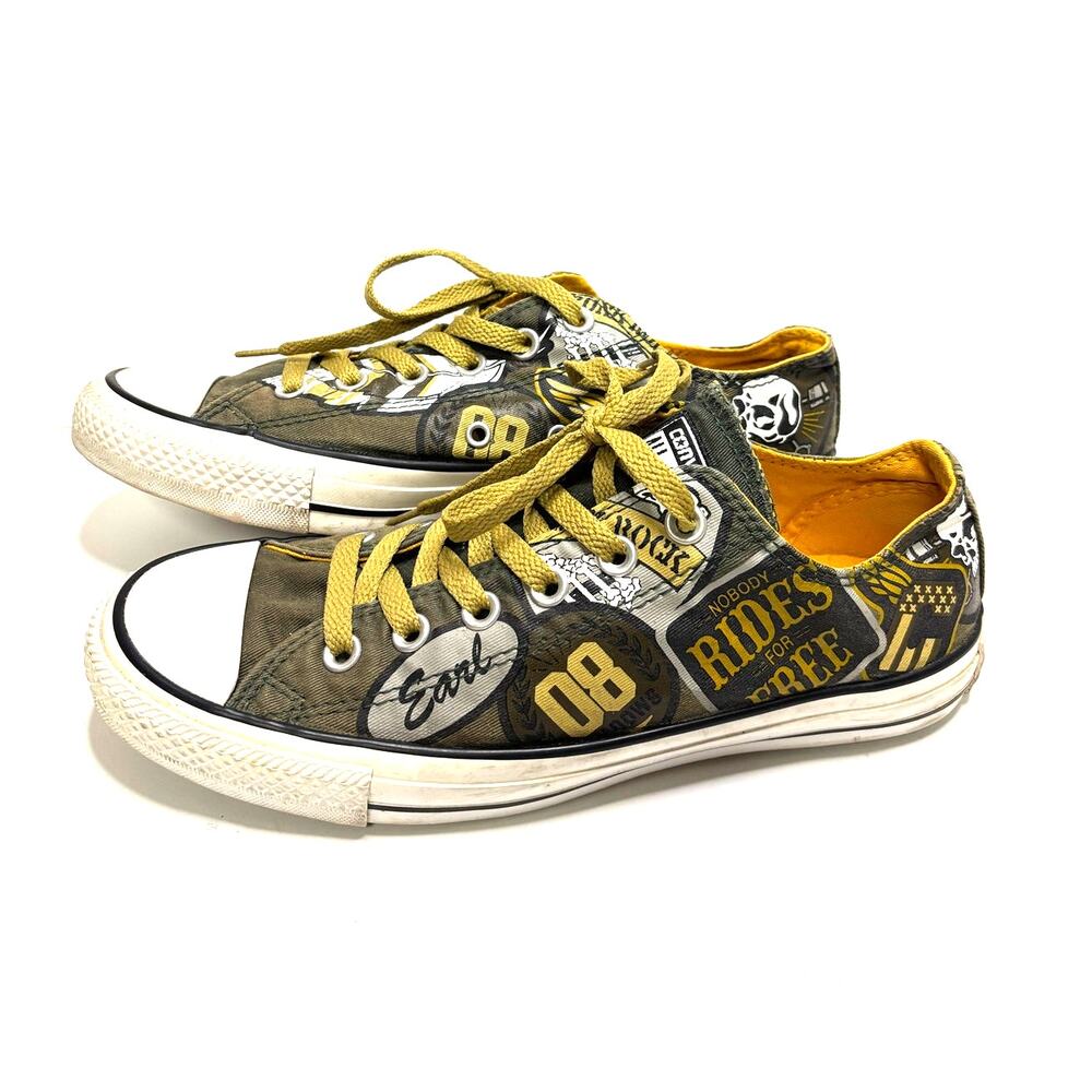 Converse Chuck Taylor All Star Ox Bike Culture Green Sneakers Men 6.5 Womens 8.5